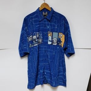 Short sleeve button-up shirt